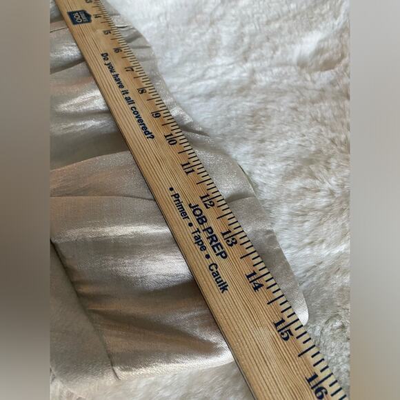 Max &‎ Cleo Champagne Strapless Sheath Dress Sz 6 - Picture 4 of 9